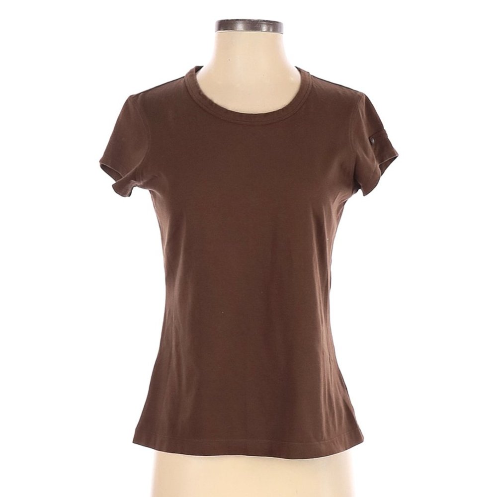 Ruff Hewn Short Sleeve T-Shirt Size S - Brown